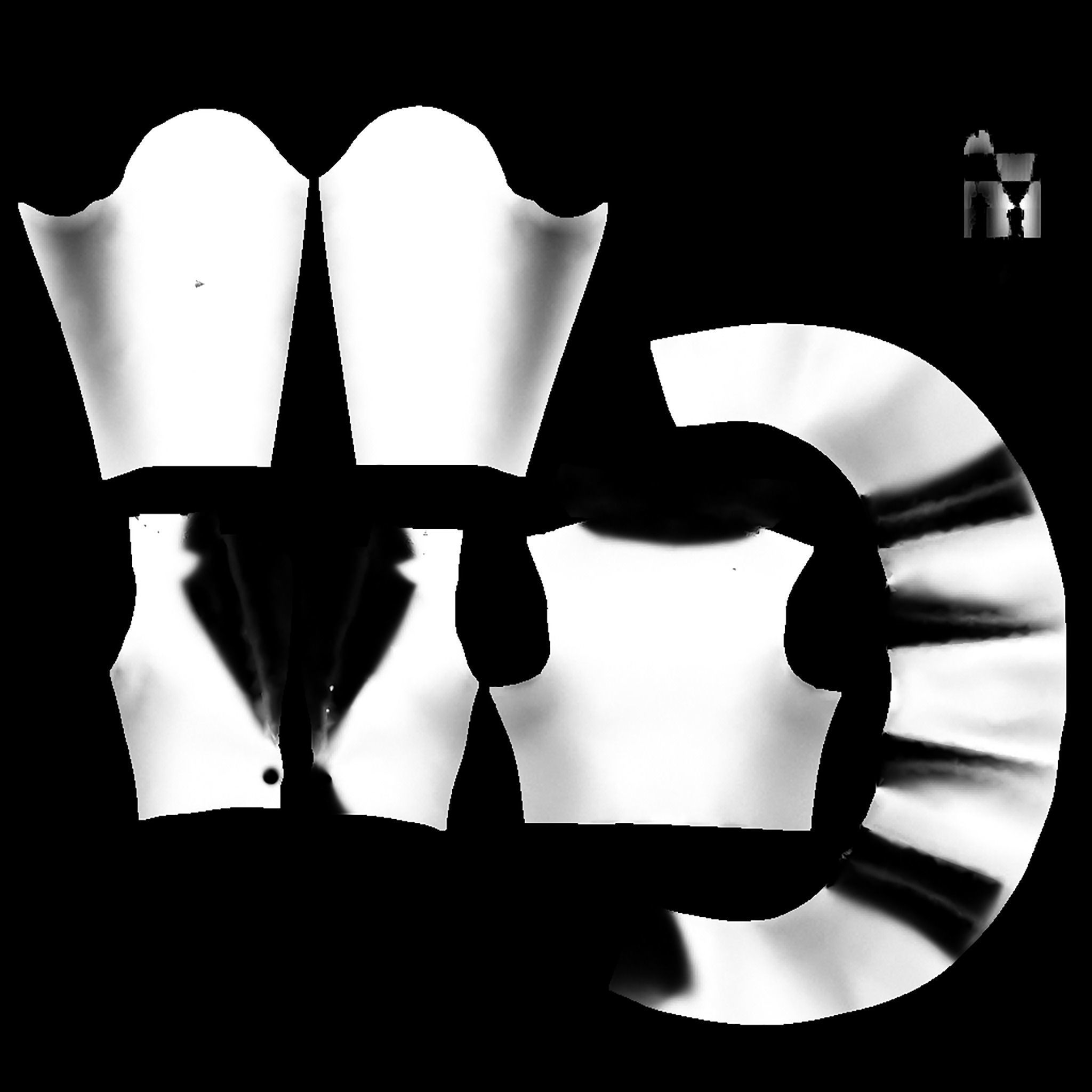 Ladies Peplum Style Jacket Low-poly 3D model_17