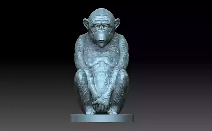 Monkey figurine