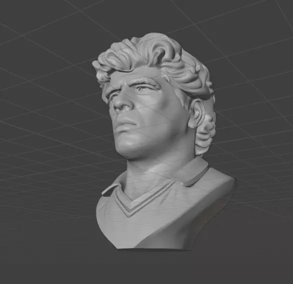 Diego Maradona 3D print model_4