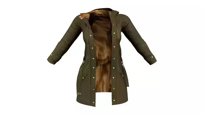 Ladies Parka Coat