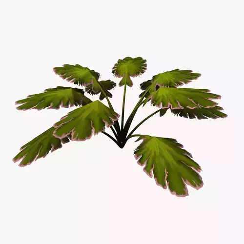 Alien Plant Free low-poly 3D model