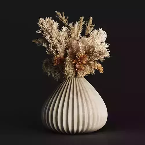 bouquet Dry flowers 01