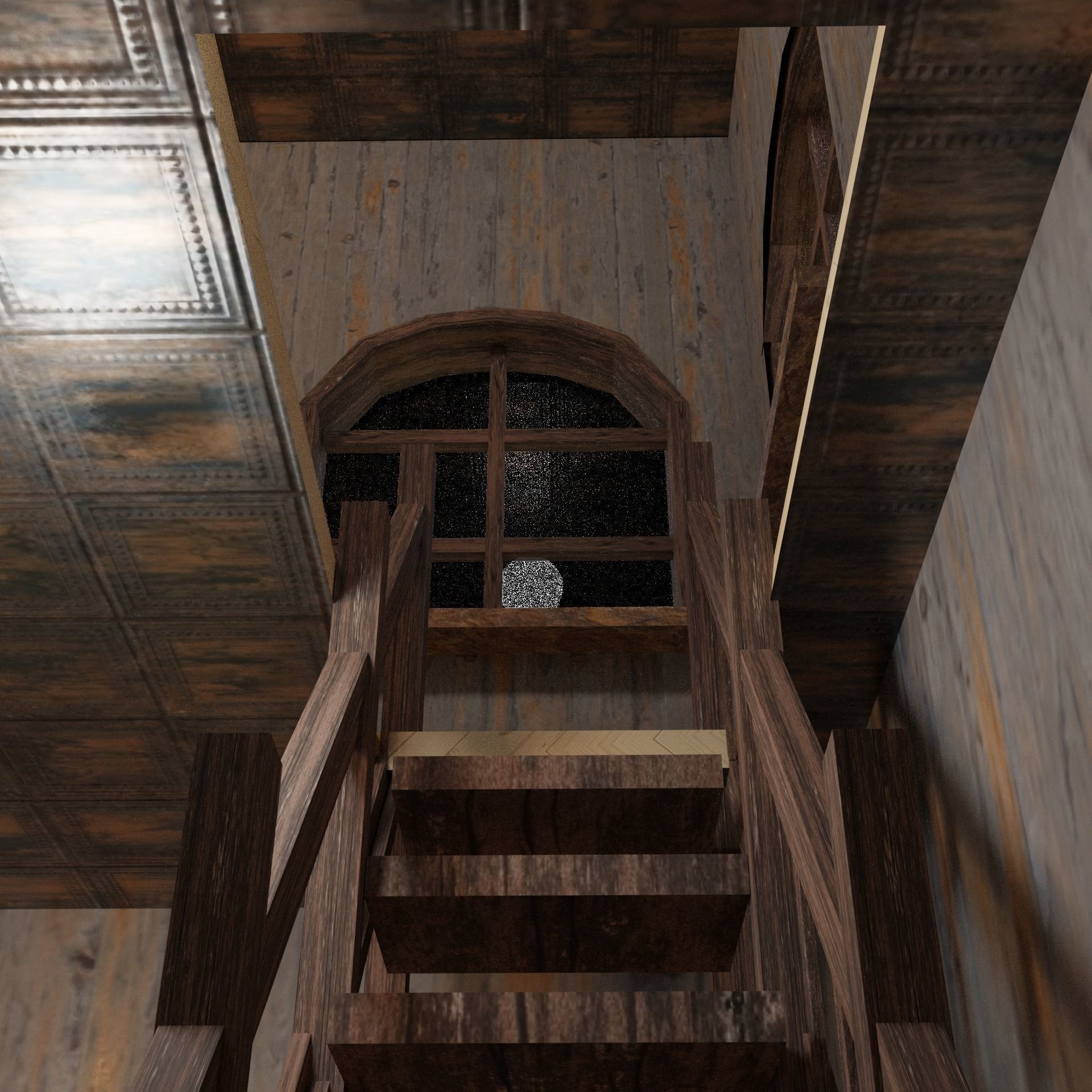 Enterable Grocery and Home Low-poly 3D model_10