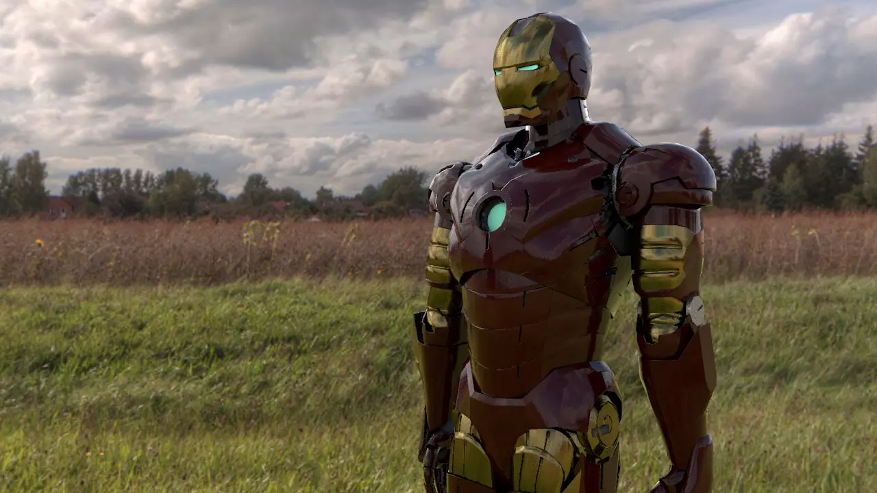 Iron man 3d model free Free 3D model