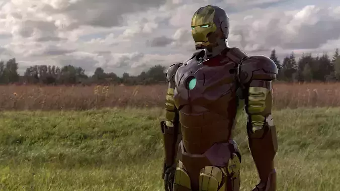 Iron man 3d model free Free 3D model