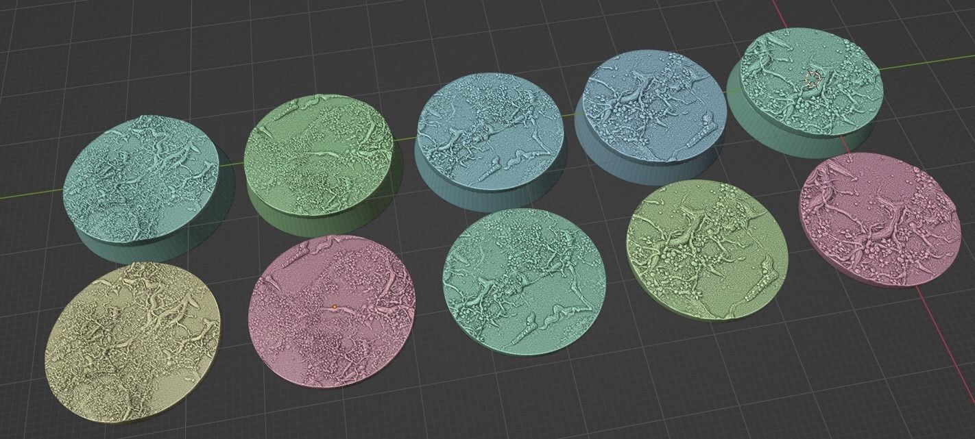 HD Base Set 2 - Woodland Roots 3D print model_7