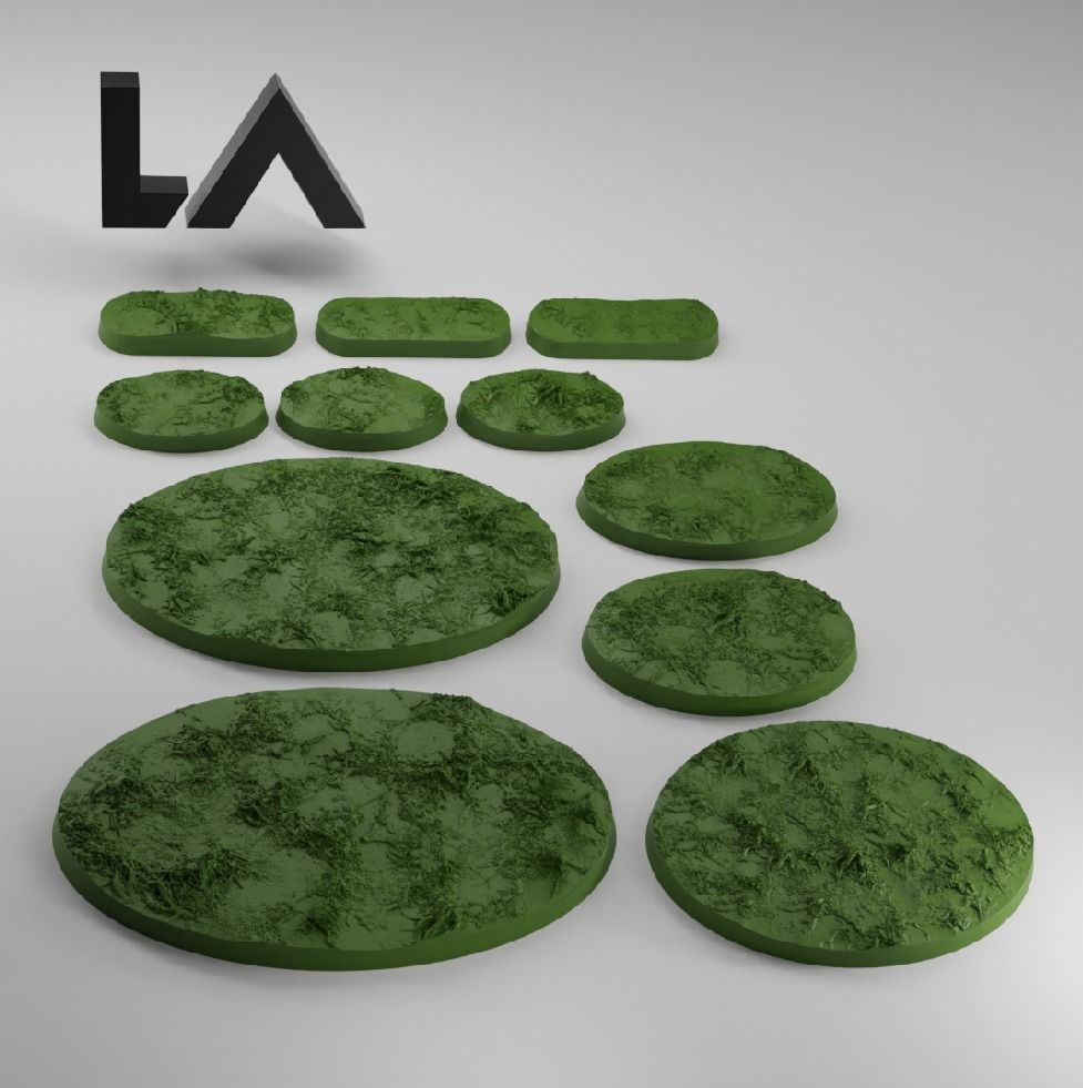 HD Base Set 2 - Woodland Roots 3D print model_2