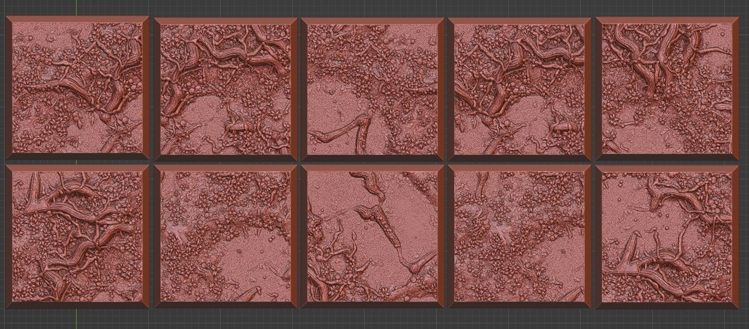 HD Base Set 2 - Woodland Roots 3D print model_4