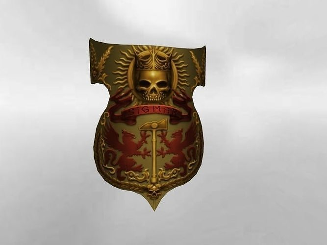 Warrior Shield Low Poly Low-poly 3D model