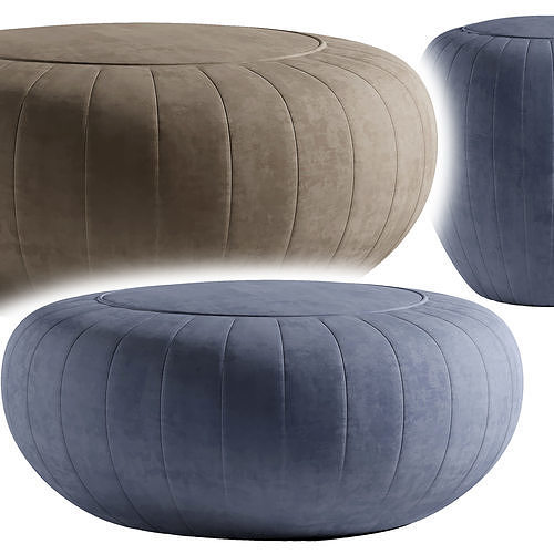 TOD Pouf  Low-poly 3D model