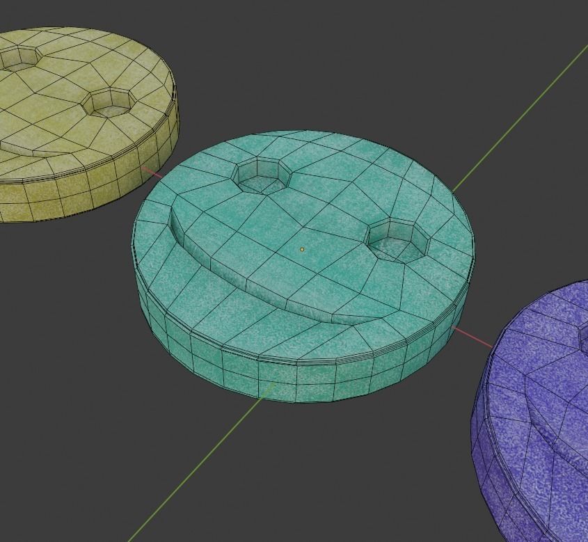 Large Ecstasy Bag  Low-poly 3D model_9