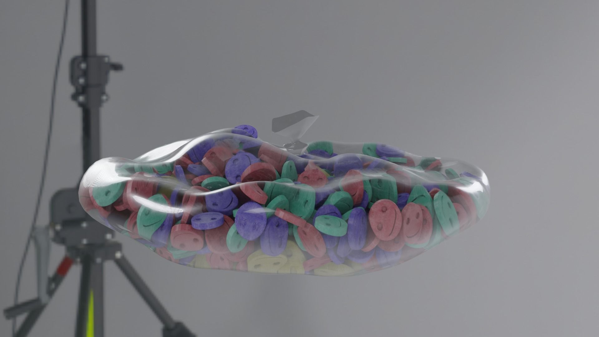 Large Ecstasy Bag  Low-poly 3D model_1