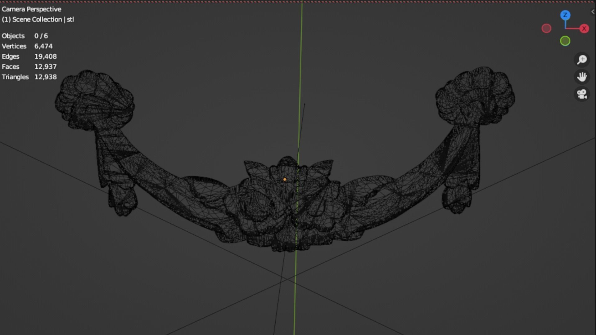 Classic decor ornament 191 3D print model_5