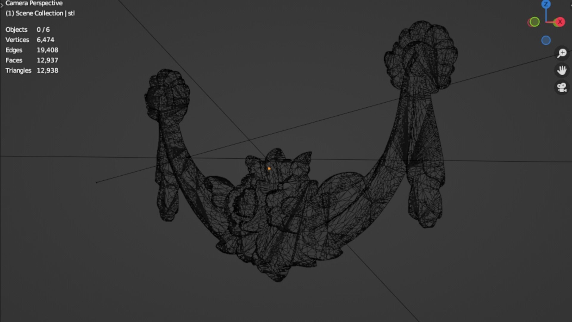 Classic decor ornament 191 3D print model_7