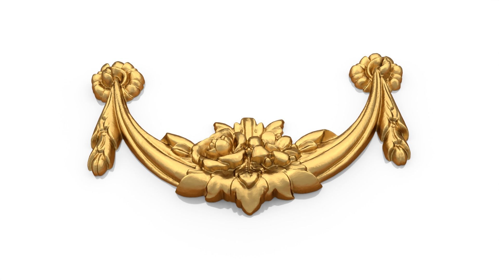 Classic decor ornament 191 3D print model_3