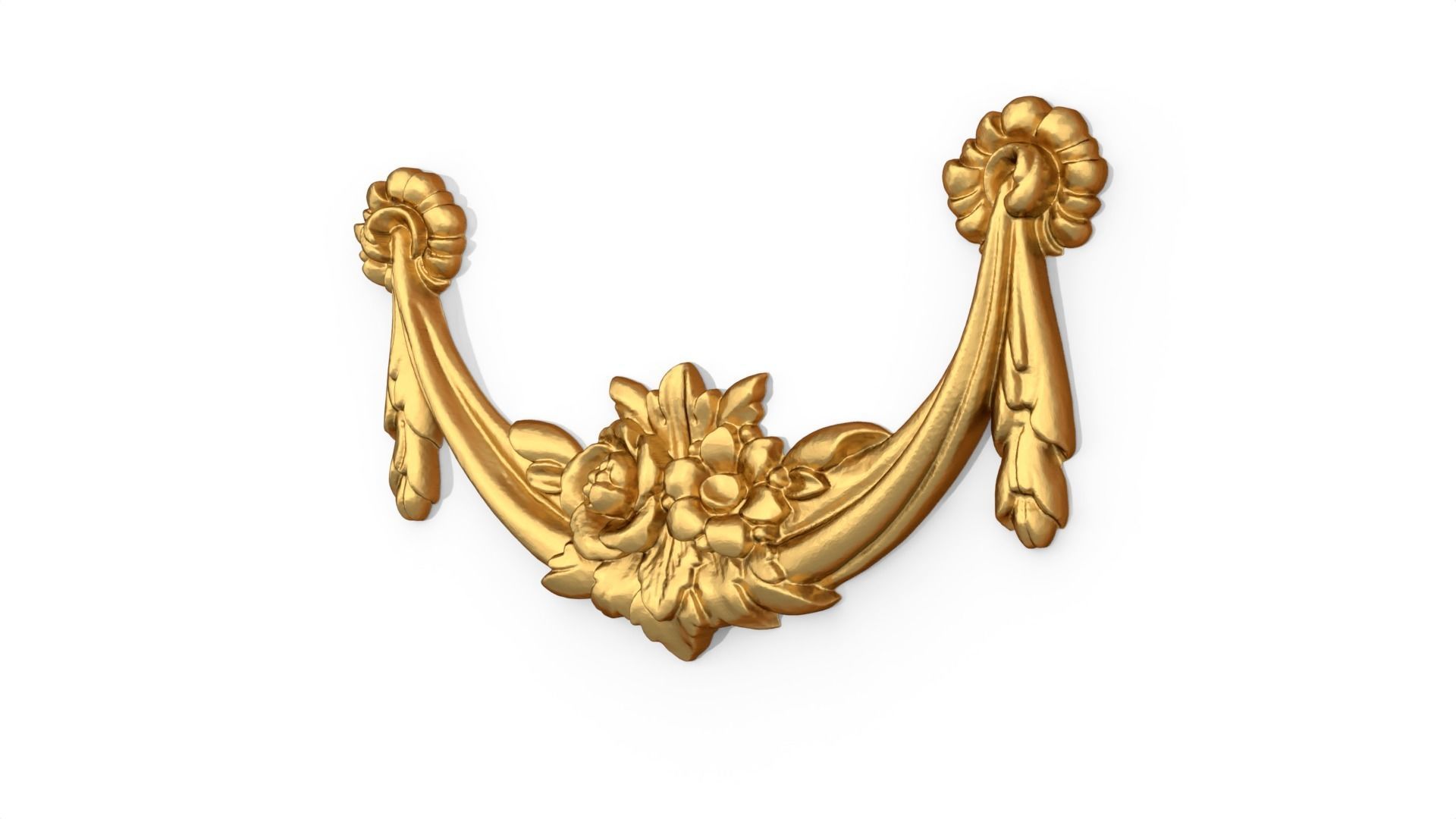 Classic decor ornament 191 3D print model_2