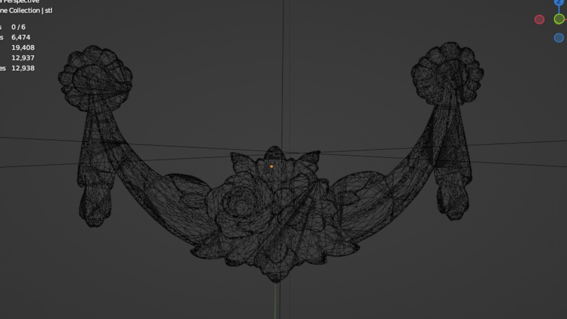 Classic decor ornament 191 3D print model_6