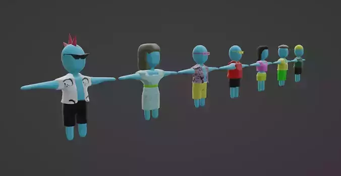 3D Game Character Asset