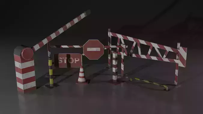 Barriers pole