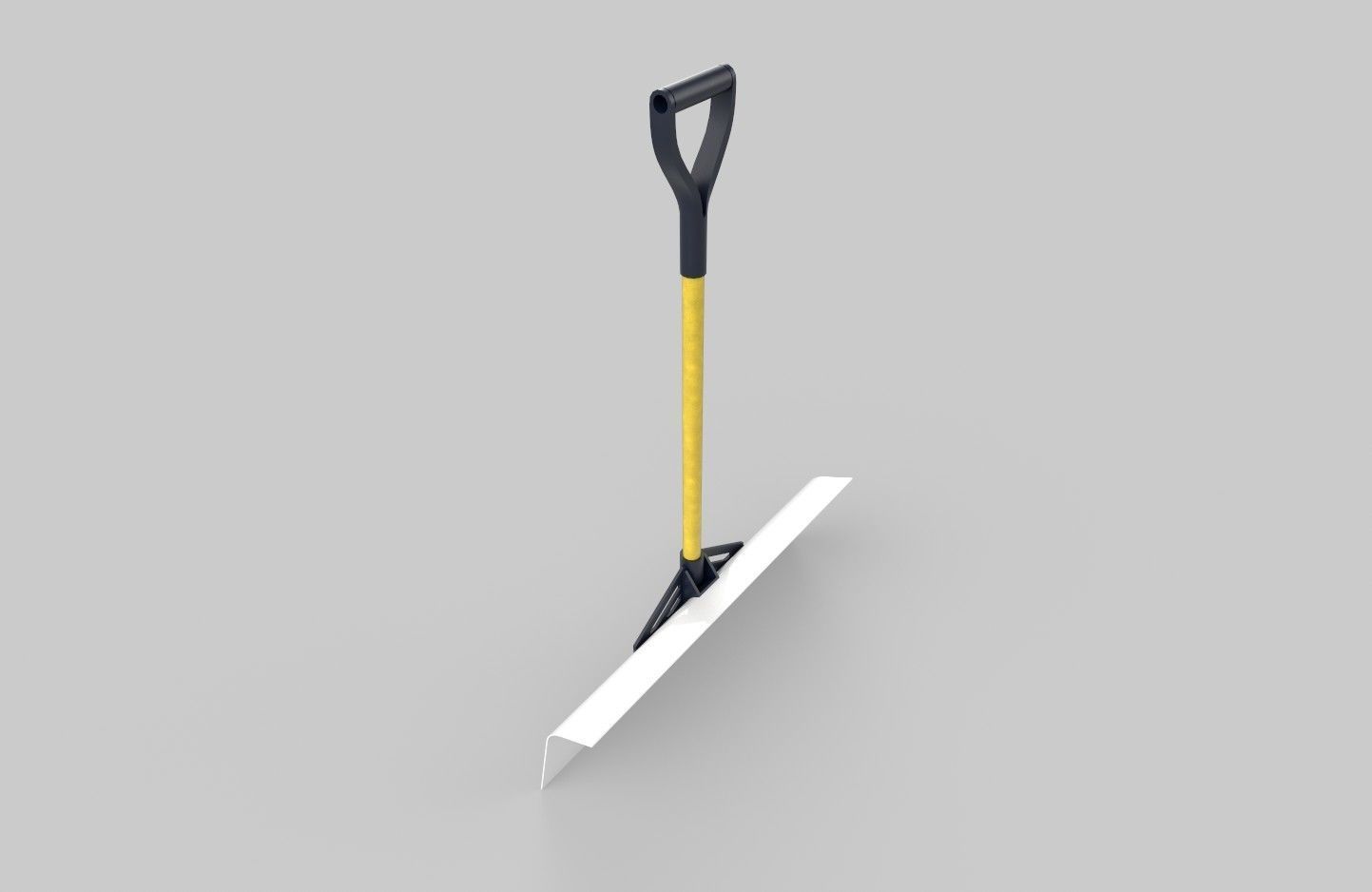 Snow Shovel 01 Low-poly 3D model_10
