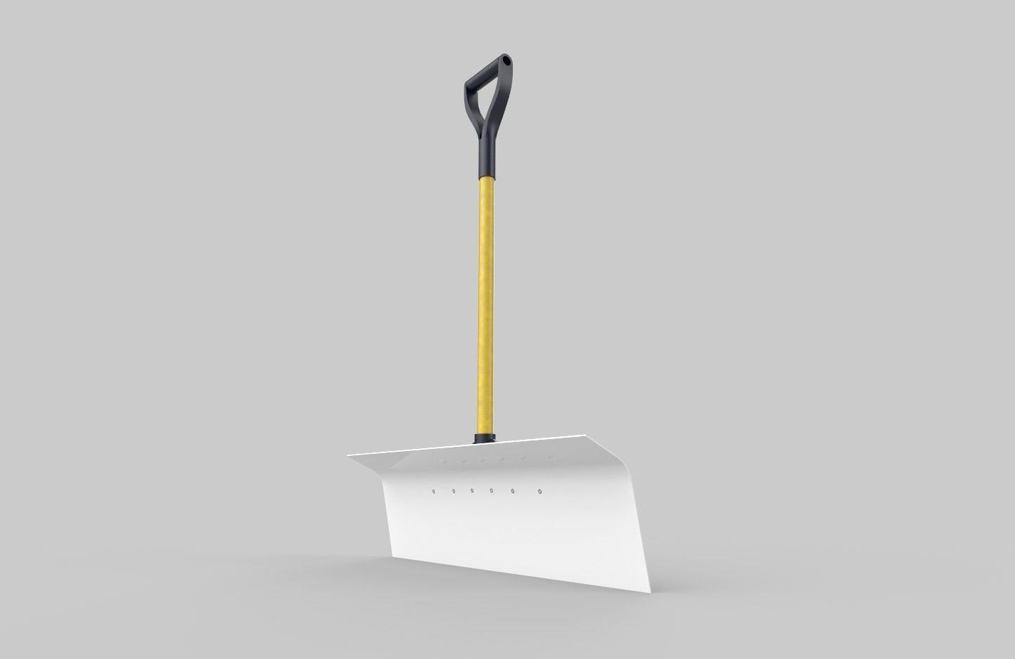 Snow Shovel 01 Low-poly 3D model_3