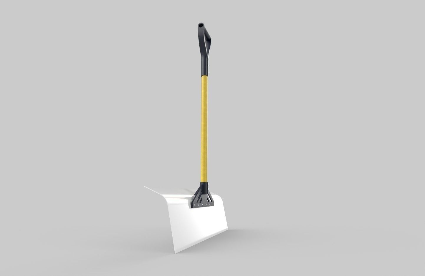 Snow Shovel 01 Low-poly 3D model_21