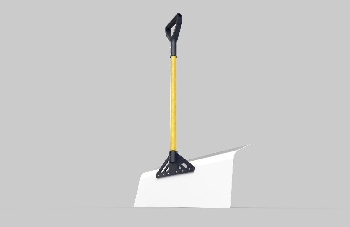 Snow Shovel 01 Low-poly 3D model_28