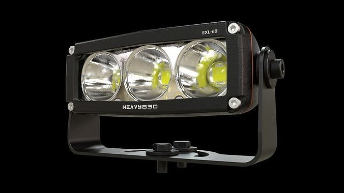 External LED worklight 1 Free 3D model