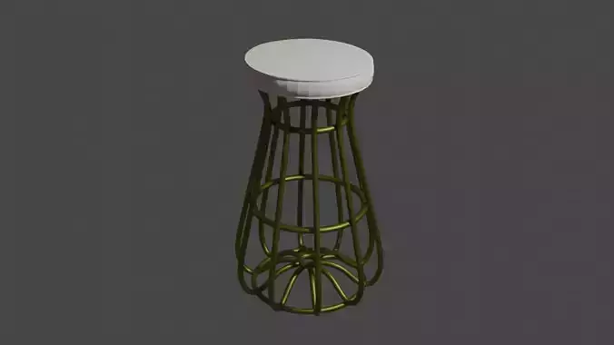 Chair gold bar stool