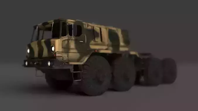 maz 537 truck 3d model for 3d print 3D print model