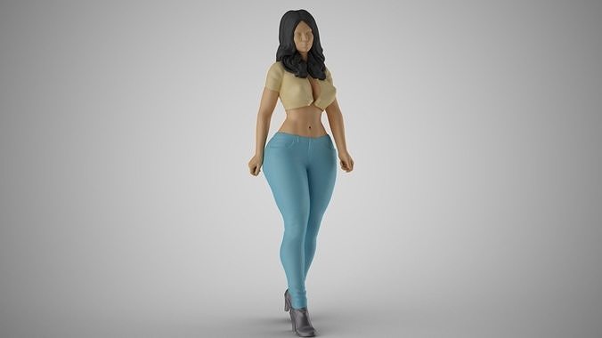 Woman Loitering 3D print model
