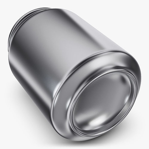 Aluminum Stubby Can 250ml v 1 3D model 6