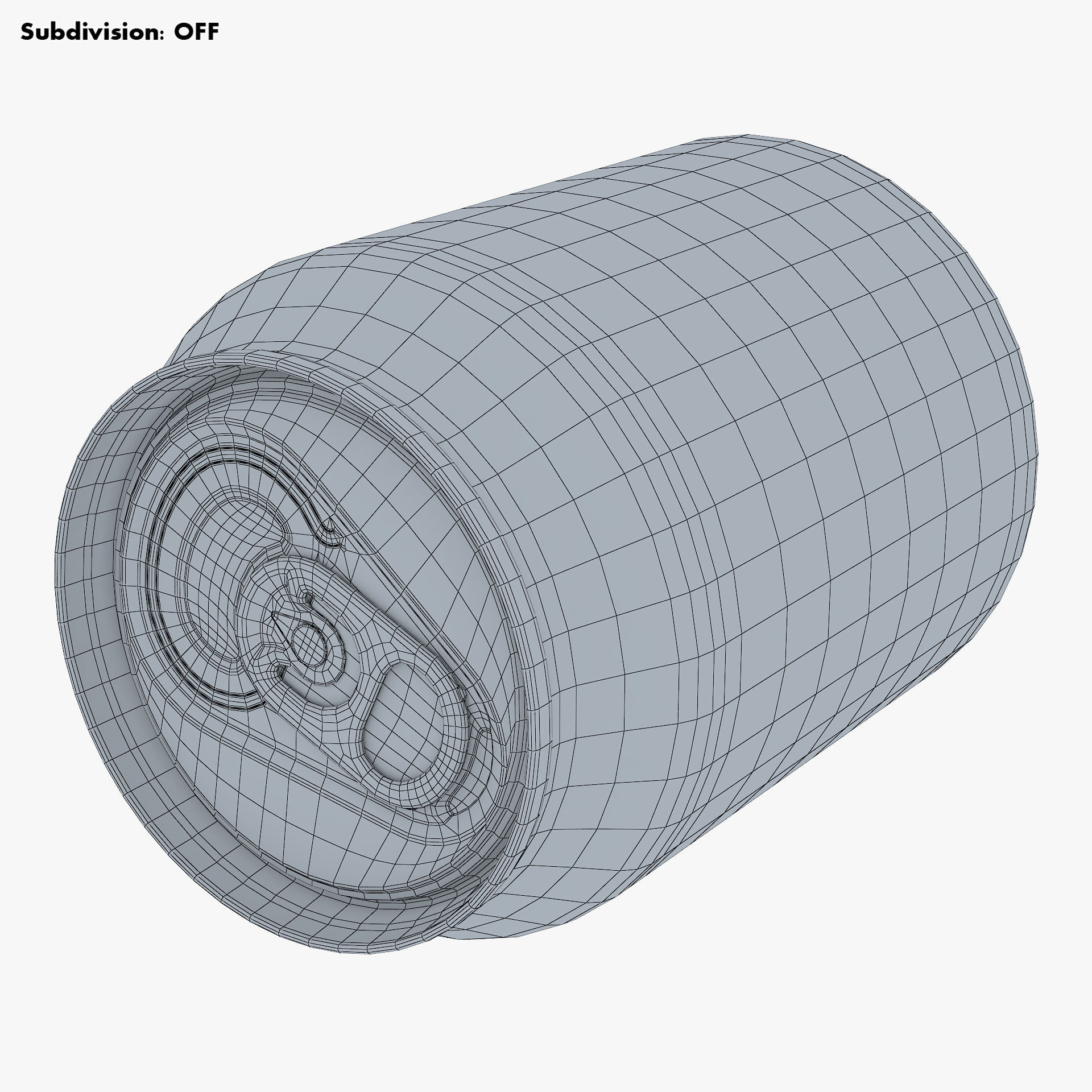 Aluminum Stubby Can 250ml v 1 3D model_17