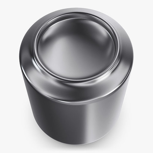 Aluminum Stubby Can 250ml v 1 3D model 4