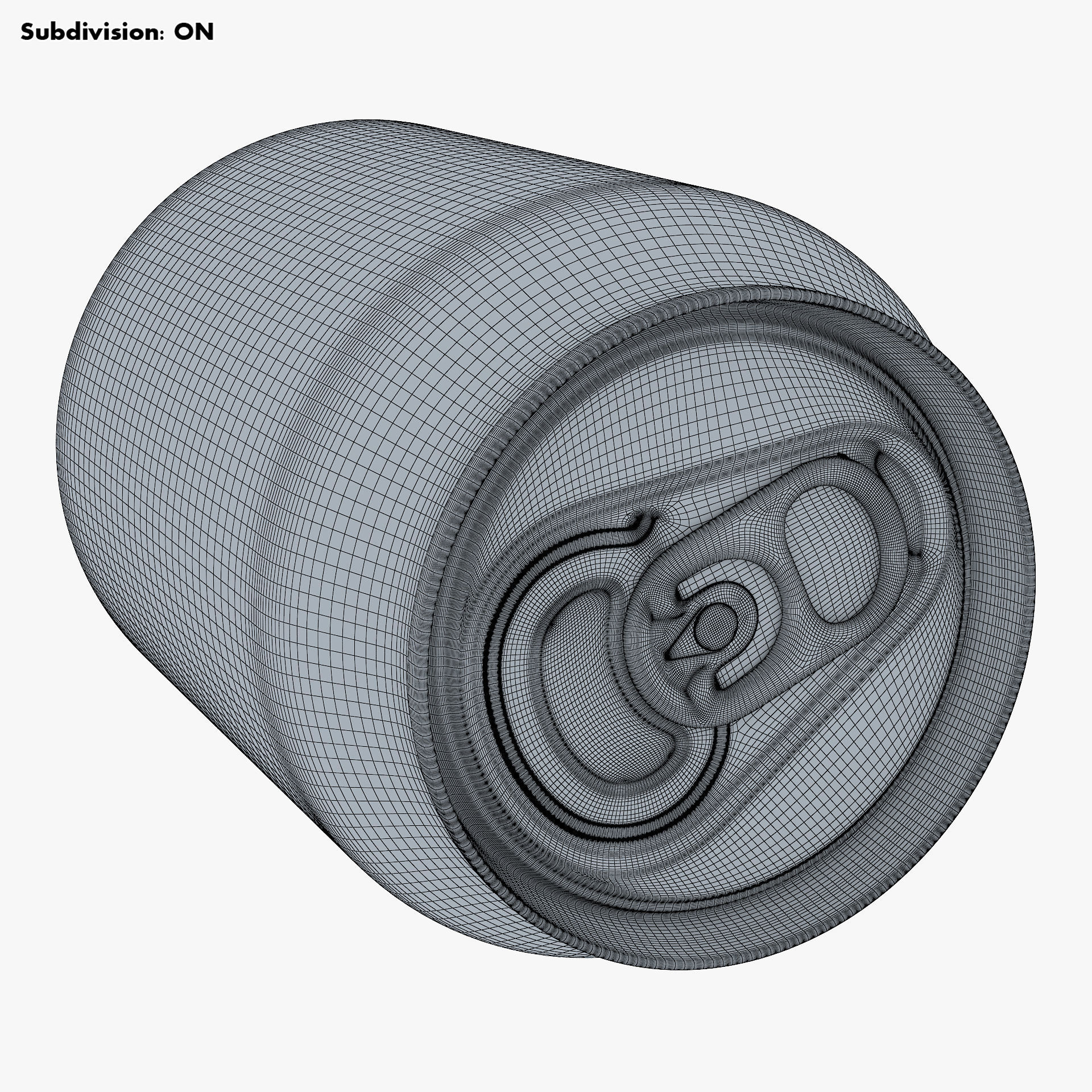 Aluminum Stubby Can 250ml v 1 3D model_20