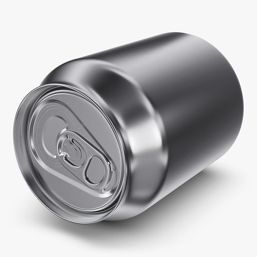 Aluminum Stubby Can 250ml v 1 3D model 5