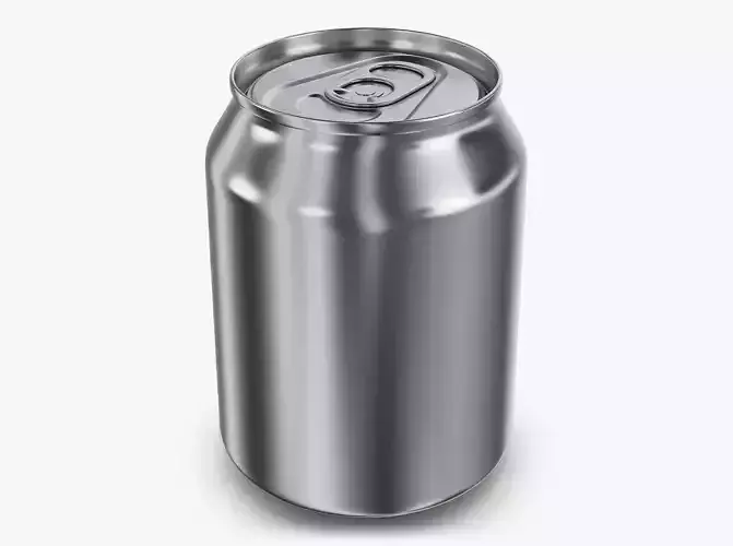 Aluminum Stubby Can 250ml v 1 3D model