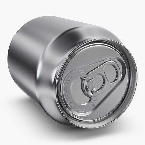 Aluminum Stubby Can 250ml v 1 3D model 7