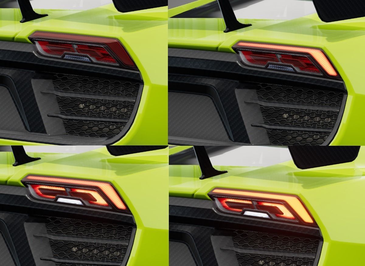 Realistic Car HD 06 Low-poly 3D model_20