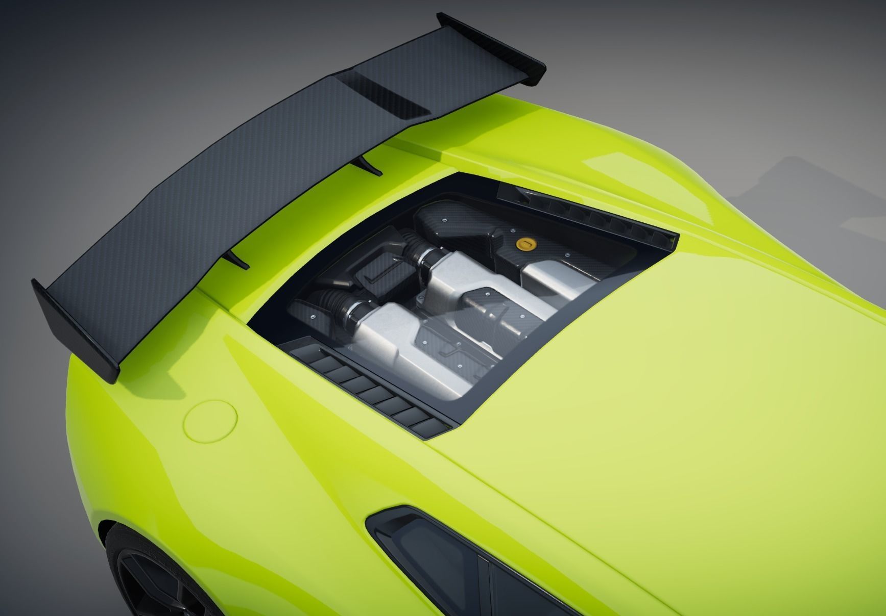 Realistic Car HD 06 Low-poly 3D model_12