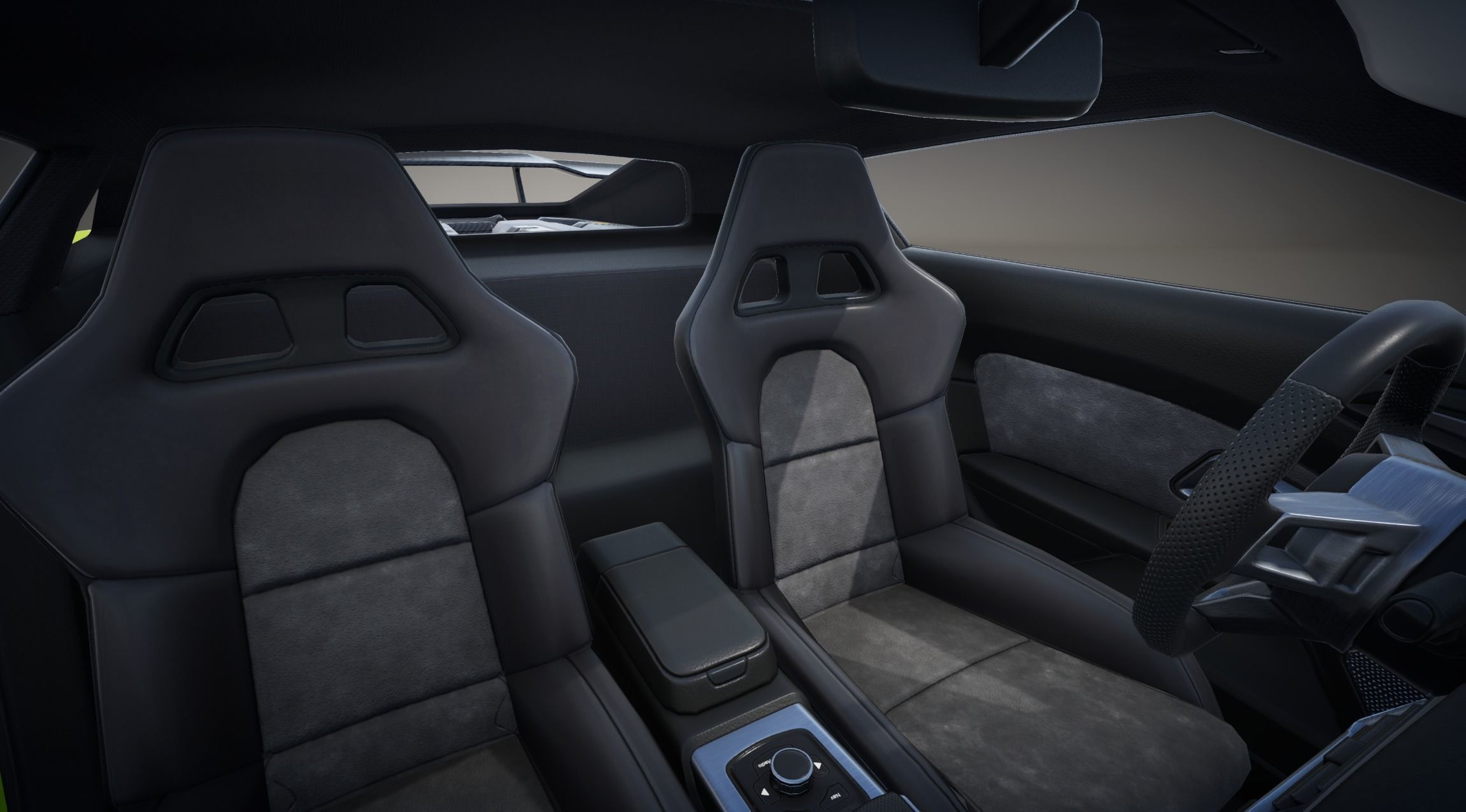 Realistic Car HD 06 Low-poly 3D model_11