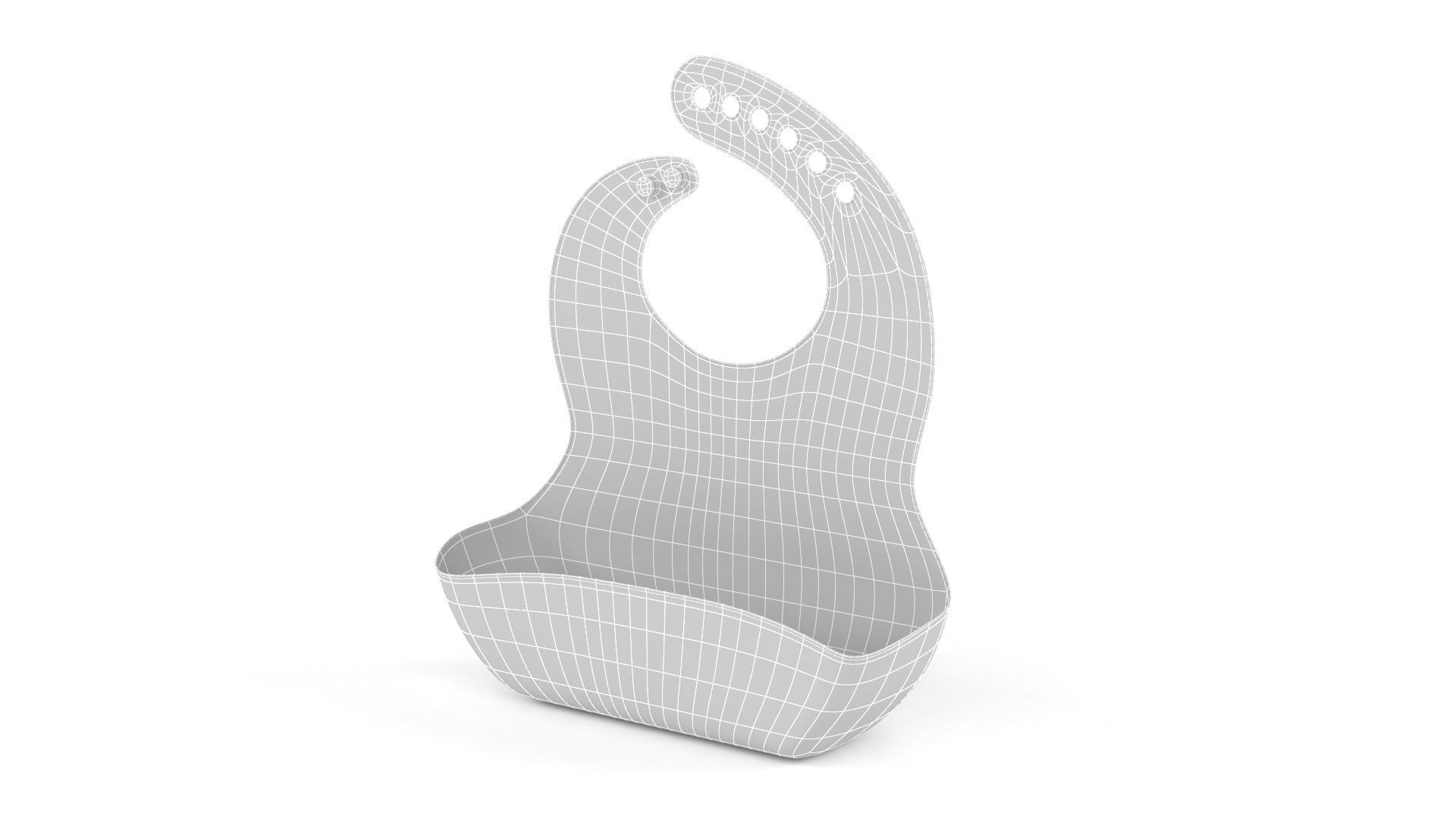 Silicone Bib 3D model_7