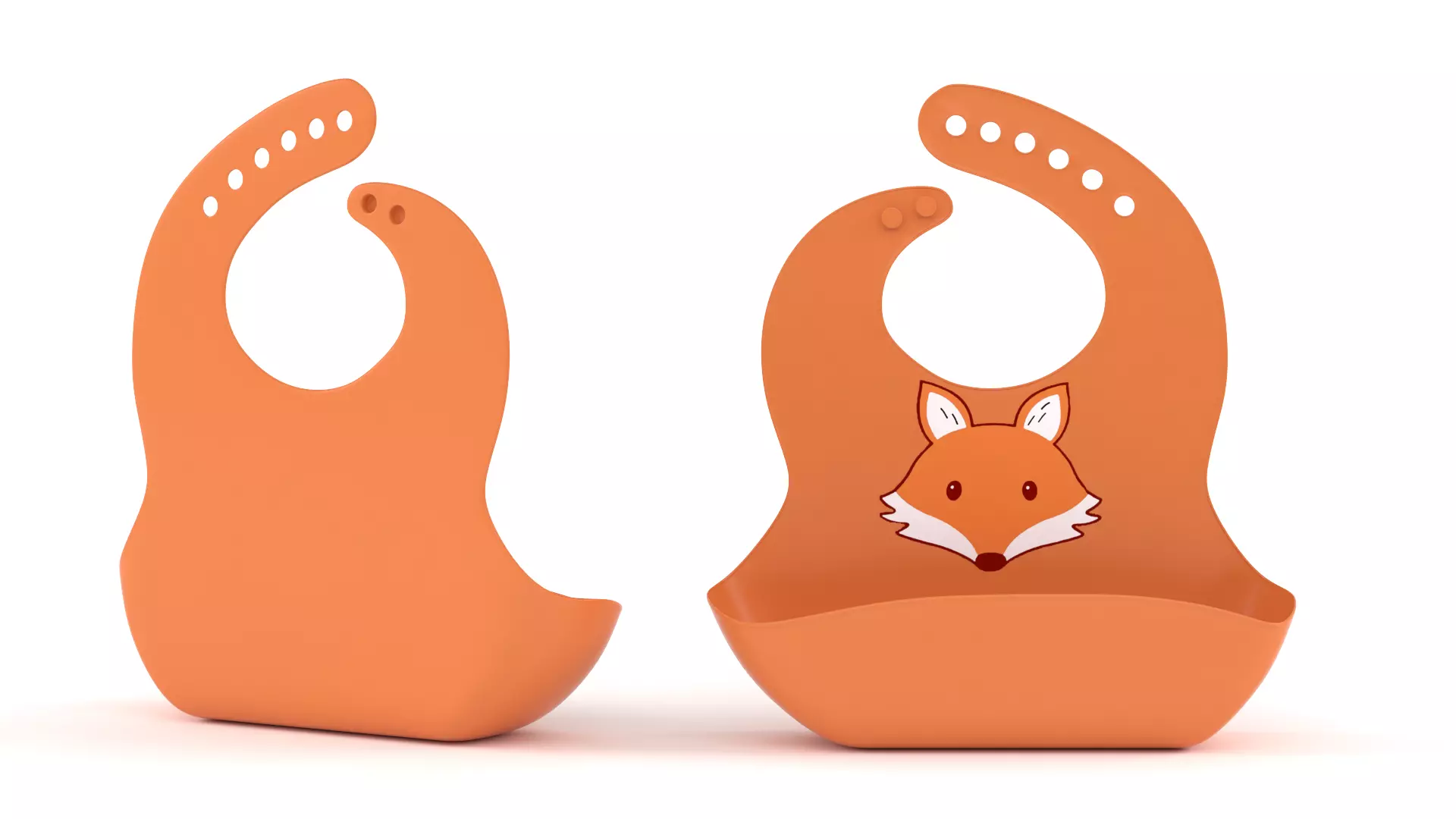 Silicone Bib 3D model_0