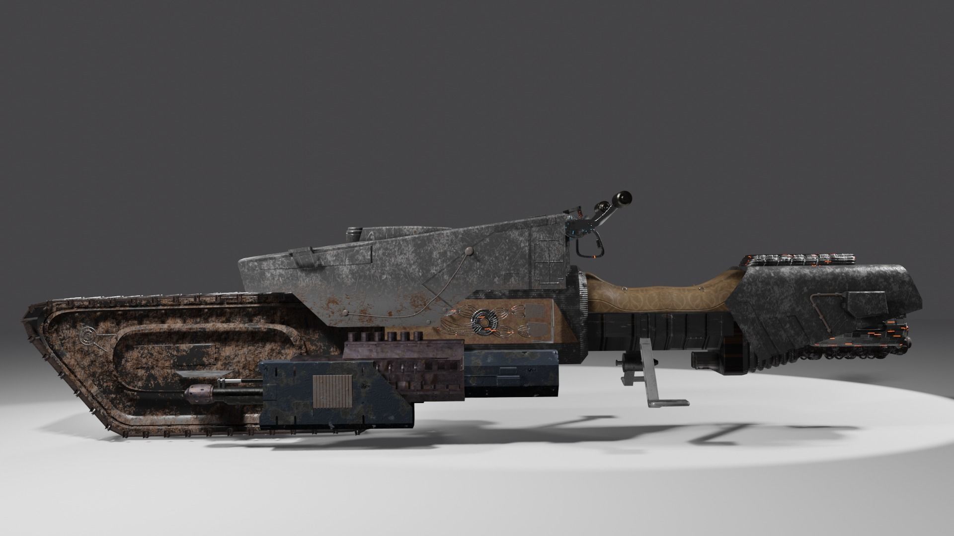 StarWars Treadspeeder 125-Z 3D model_4