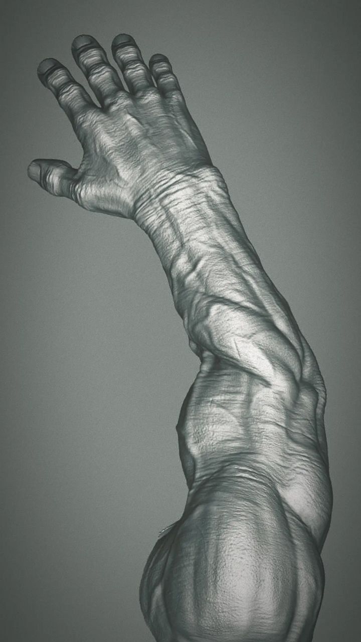 Hand 3D Model Low-poly 3D model_17