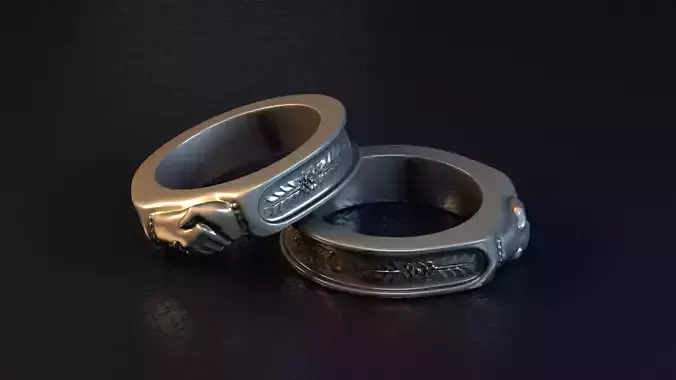 fashion ring A005 3D print model