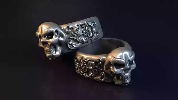 fashion ring A006 3D print model