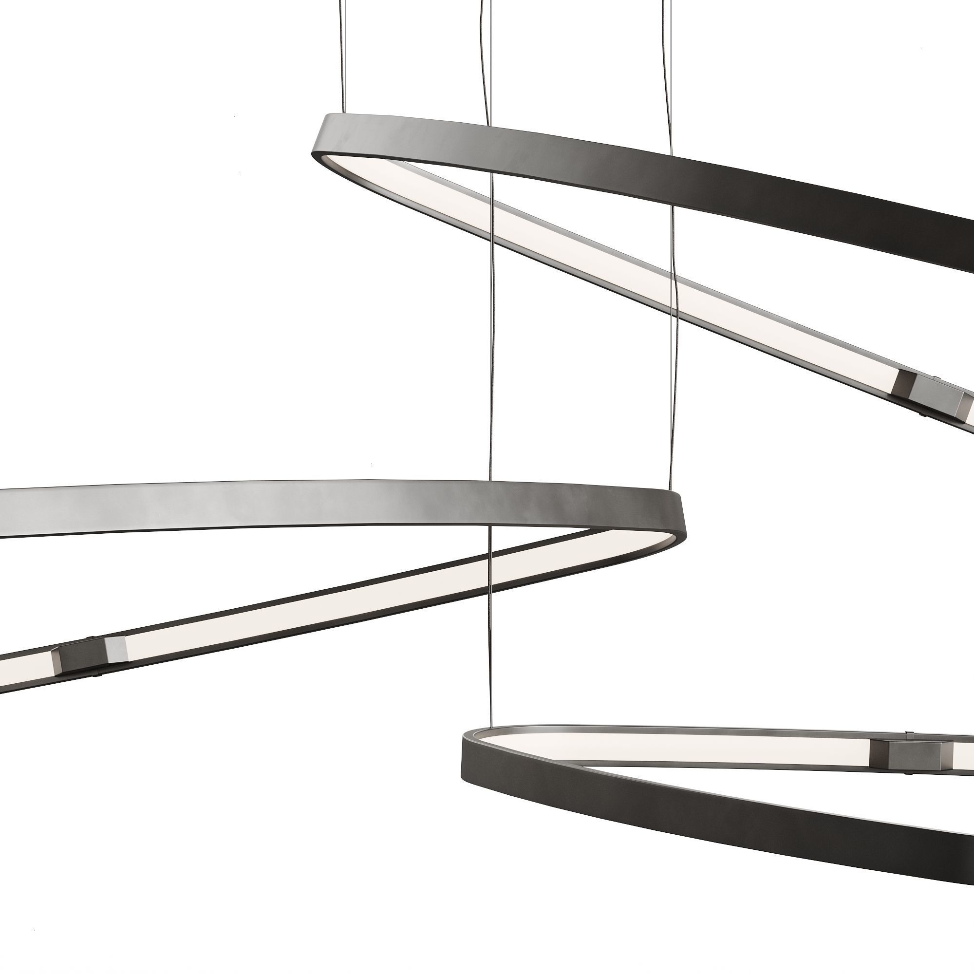 LuxLucia Casa Triangle Pendant Lamp 3D model_7