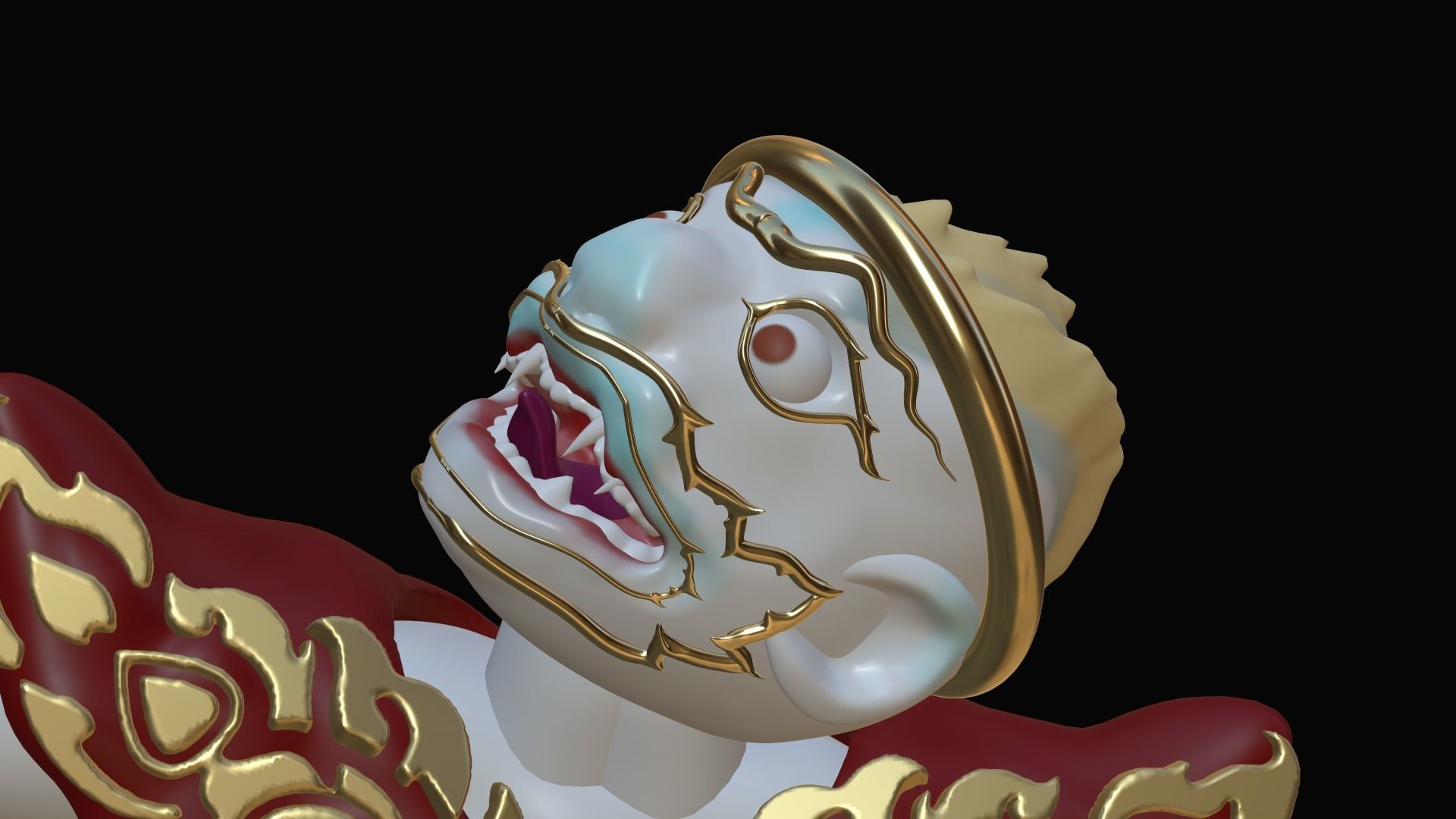 Hanuman 3D model cartoon character 3D print model_5