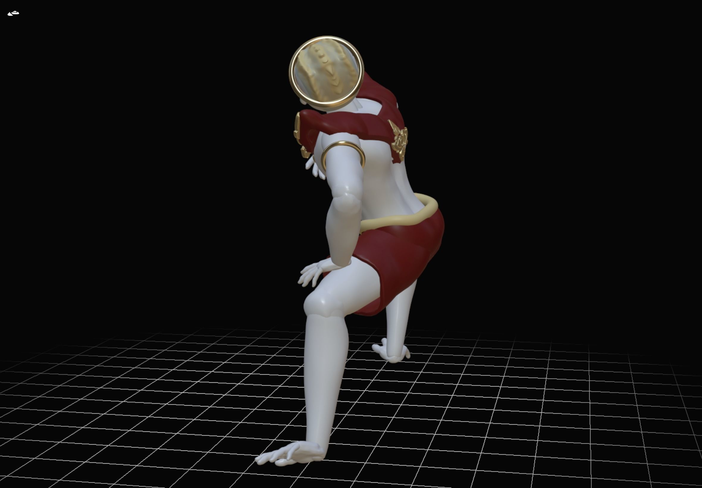 Hanuman 3D model cartoon character 3D print model_7